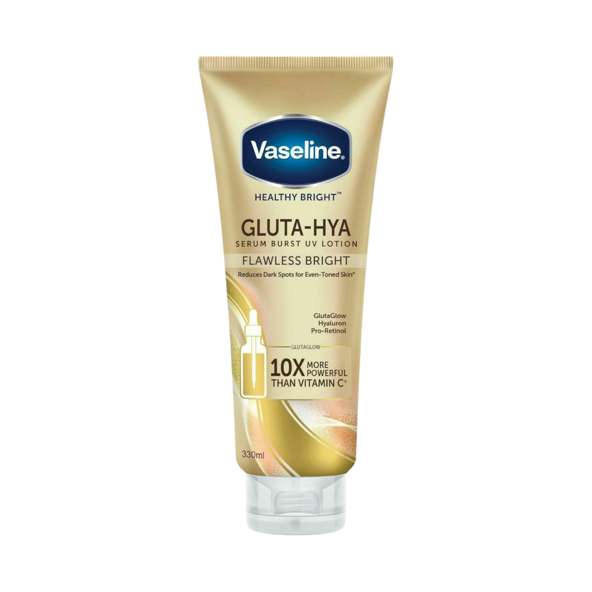 Vaseline Gluta-Hya Flawless Tone Serum Burst Lotion 330 mls