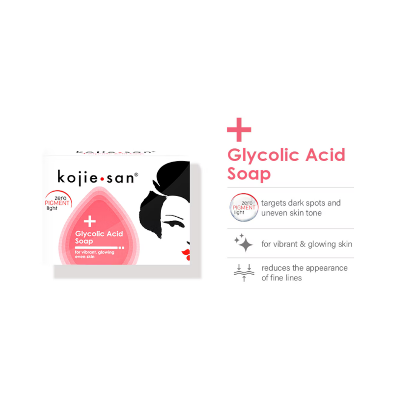 KOJIE SAN  + Glycolic Acid Soap 100g