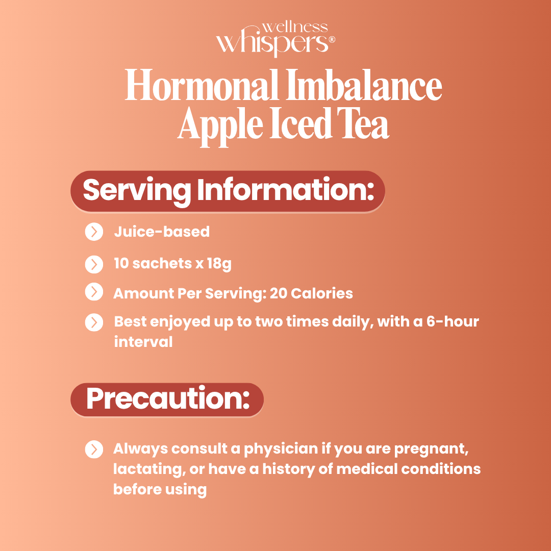 Wellness Whispers Balance Brew Apple Iced Tea