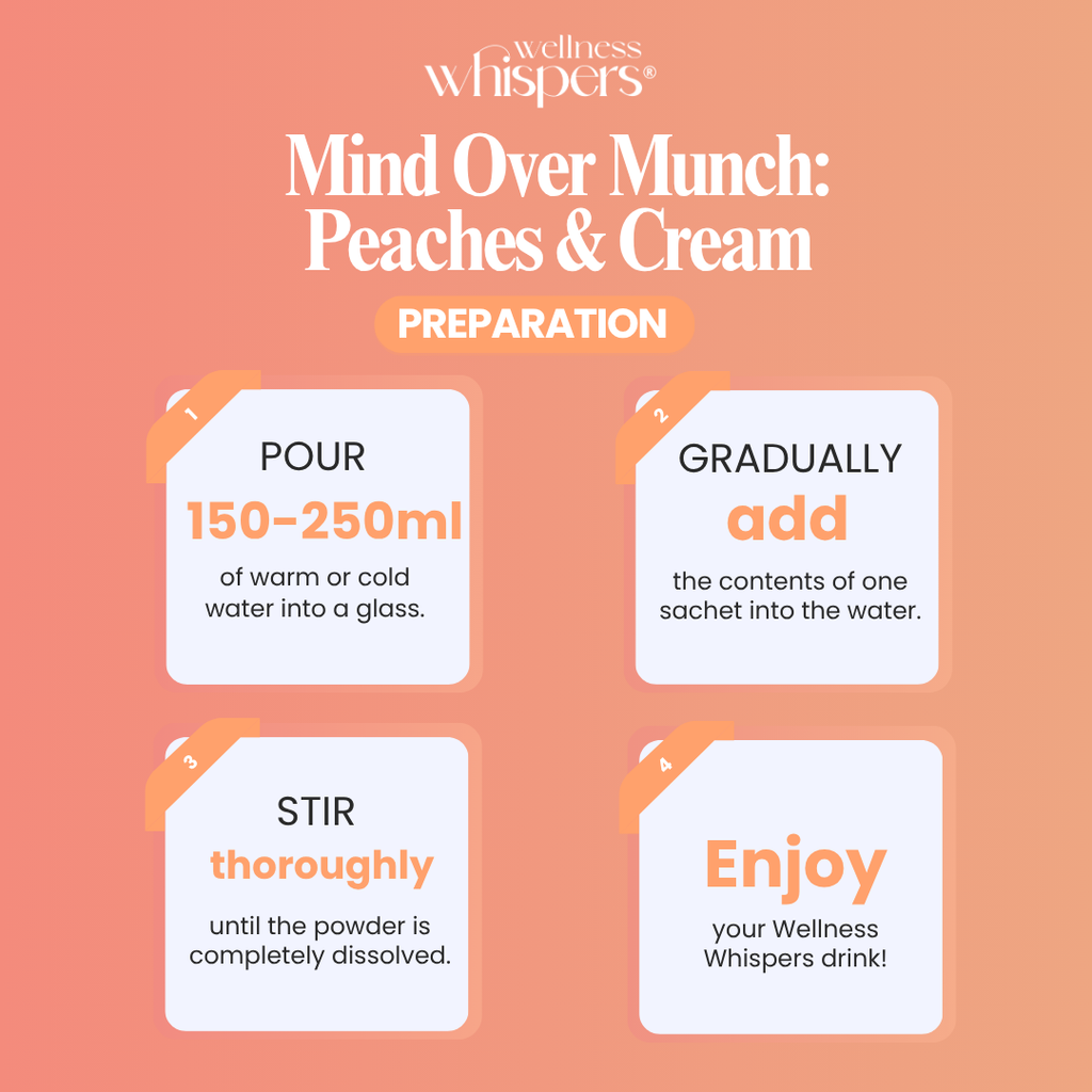 Wellness Whispers Mind Over Munch Peaches and Cream
