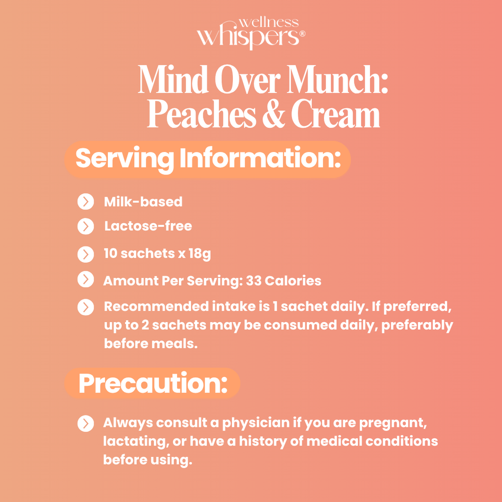 Wellness Whispers Mind Over Munch Peaches and Cream