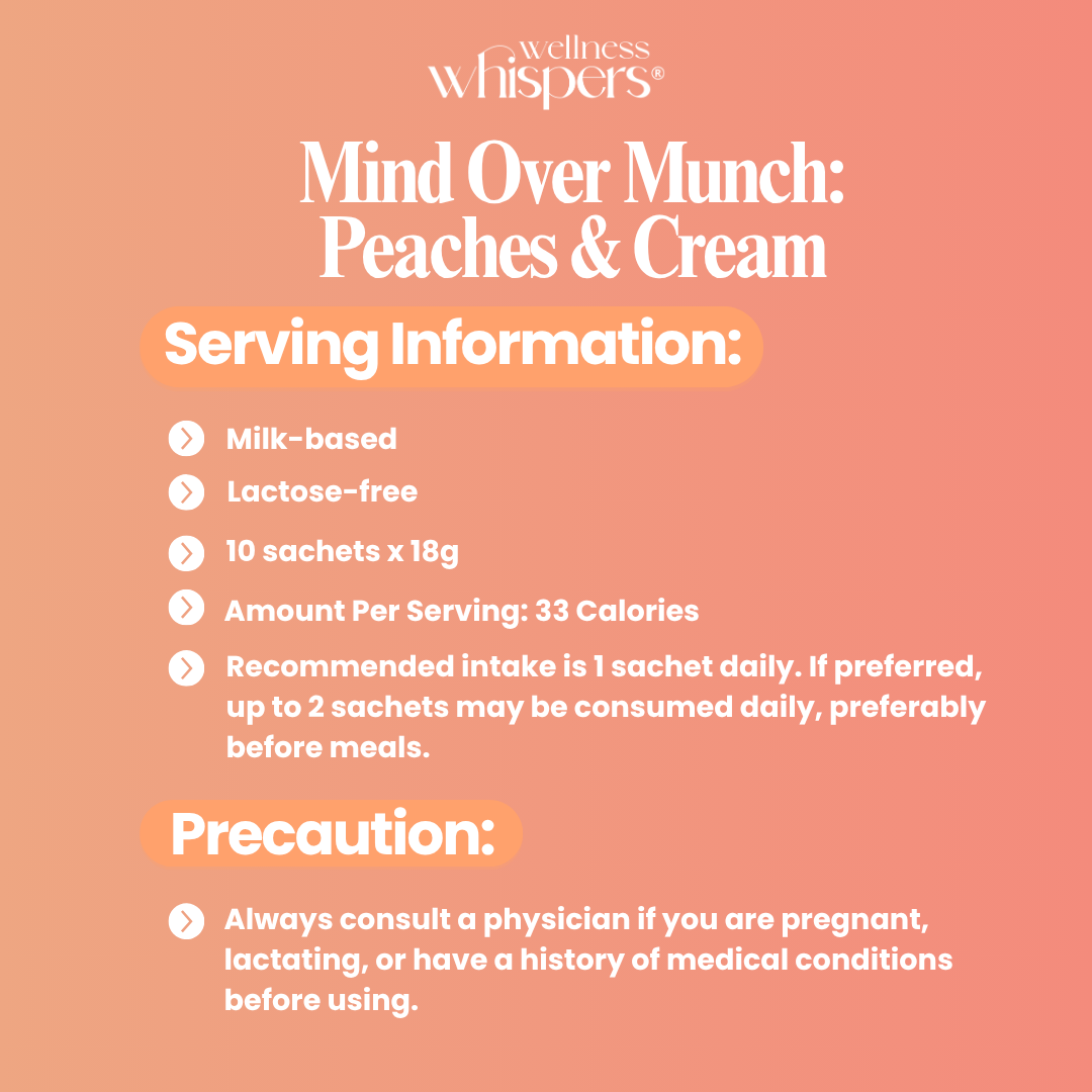 Wellness Whispers Mind Over Munch Peaches and Cream