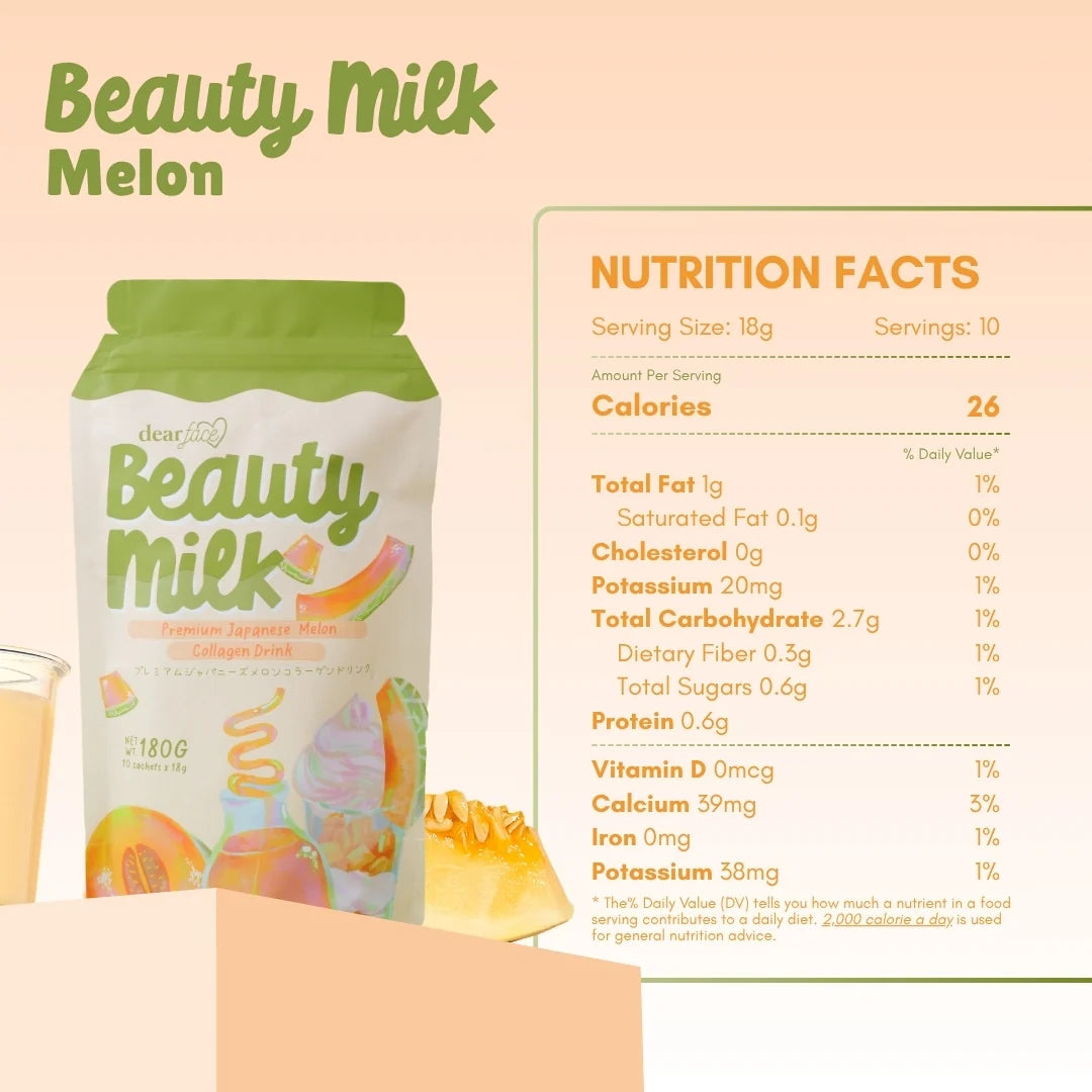 Dear Face Beauty Milk Melon