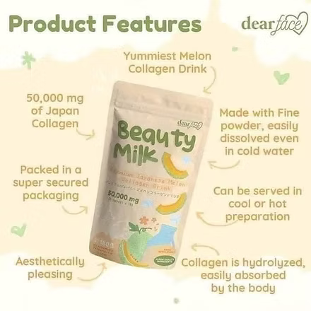 Dear Face Beauty Milk Melon