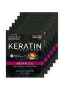 Luxe Organix Keratin Treatment Argan Oil 20 mls x 6 sachets