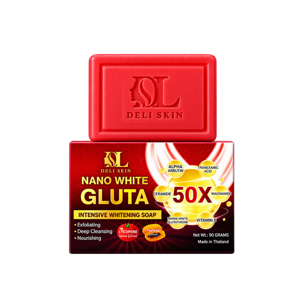 Deli Skin Nano White Gluta Intensive Whitening Soap 90 g
