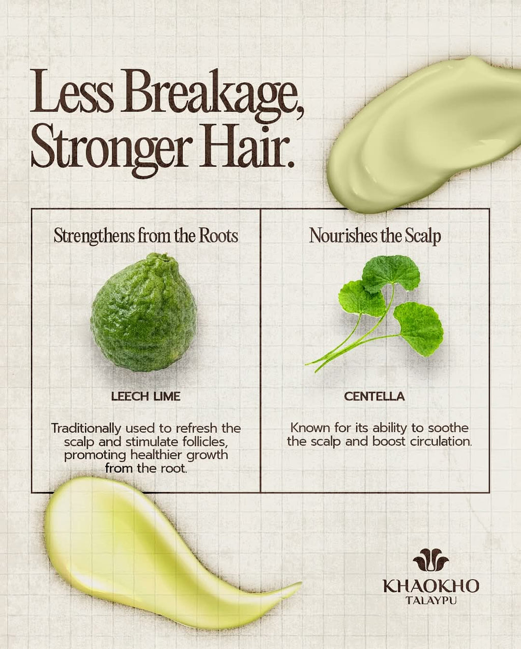 Khaokho Talaypu Organic Leech Lime & Centella Herbal Conditioner 450 ml