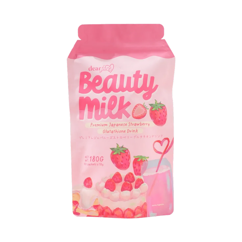 DEAR FACE Beauty Milk Ichigo 18 g X 10 sachets