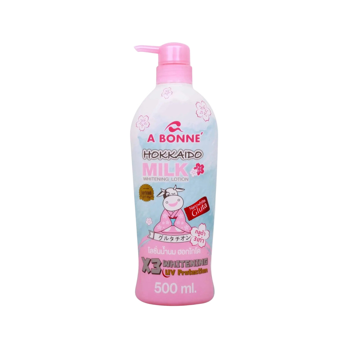 A Bonne Hokkaido Milk Whitening Lotion  500 mls